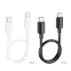 PD Кабель HOCO X96 Hyper 60W fast charging data cable Type-C to Type-C(L=0.25M) Black mag-6942007609449145604