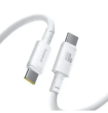 PD Кабель Baseus New Braided Type-C to Type-C 100W 2m White E0426V02 mag-6953156212190152059