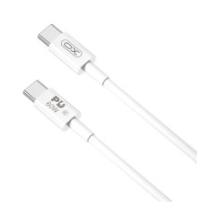 Кабель XO NB-Q190B 60W Charger Cable Type-c to Type-c 2M Білий mag-692068088022560219