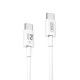 Кабель XO NB-Q190B 60W Charger Cable Type-c to Type-c 2M Білий mag-692068088022560219