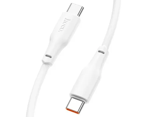 PD Кабель HOCO X93 Force 100W fast charging data cable Type-C to Type-C 2m. White mag-6931474790729144003