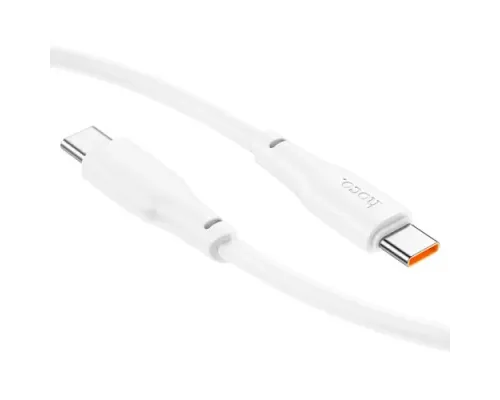 PD Кабель HOCO X93 Force 100W fast charging data cable Type-C to Type-C 2m. White mag-6931474790729144003