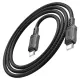 PD Кабель HOCO X94 Leader 60W charging data cable Type-C to Type-C 3A/1m Black mag-6931474794321145571