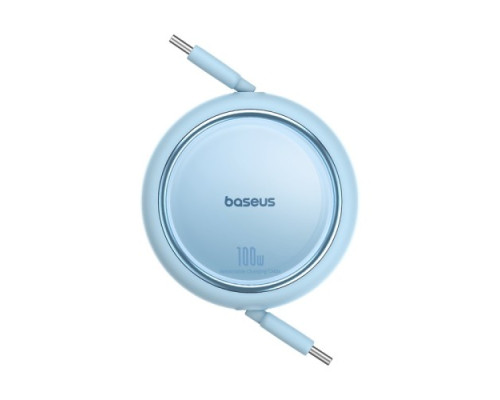 PD кабель Baseus Free2Draw Mini Retractable Charging Type-C to Type-C 100W 1m Blue P10364500311-00 mag-693217264751356134
