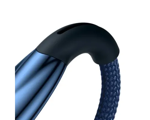 PD кабель Baseus Glimmer Series Fast Charging Data Cable Type-C to Type-C 100W 1m Blue CADH000703 mag-6932172618032151210