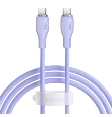 PD кабель Baseus Pudding Series Fast Charging Type-C to Type-C 100W 1.2m Purple P10355702511-00 mag-693217263396754700