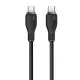 PD кабель Baseus Pudding Series Fast Charging Cable Type-C to Type-C 100W 2m Black P10355702111-01 mag-6932172634025145700