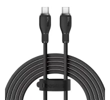 PD кабель Baseus Pudding Series Fast Charging Cable Type-C to Type-C 100W 2m Black P10355702111-01 mag-6932172634025145700