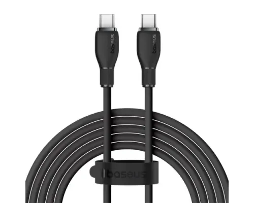 PD кабель Baseus Pudding Series Fast Charging Cable Type-C to Type-C 100W 2m Black P10355702111-01 mag-6932172634025145700