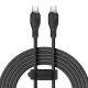 PD кабель Baseus Pudding Series Fast Charging Cable Type-C to Type-C 100W 2m Black P10355702111-01 mag-6932172634025145700