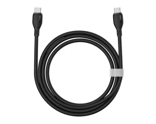 PD кабель Baseus Pudding Series Fast Charging Cable Type-C to Type-C 100W 2m Black P10355702111-01 mag-6932172634025145700