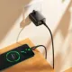 PD Кабель HOCO X120 Beneficio 60W charging data cable C to C 1m Black mag-6942007658928154146