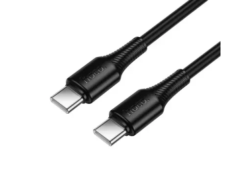 PD Кабель HOCO X120 Beneficio 60W charging data cable C to C 1m Black mag-6942007658928154146