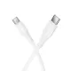 PD Кабель HOCO X120 Beneficio 60W charging data cable C to C 1m White mag-6942007658935153868