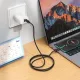 PD Кабель HOCO X122 Benefit 60W silicone charging data cable C to C 1m Black mag-6942007662246154187