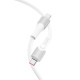 PD Кабель HOCO X106 Big bull 240W charging data cable Type-C to Type-C 2m White mag-6942007623186137336