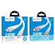 PD Кабель HOCO X106 Big bull 240W charging data cable Type-C to Type-C 2m White mag-6942007623186137336