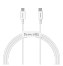 PD кабель Baseus Superior Series Fast Charging Data Cable Type-C to Type-C 100W 1m White CATYS-B02 mag-695315620845261258