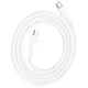 PD Кабель HOCO X93 Force 240W fast charging data cable Type-C to Type-C 1m. White mag-6931474790736144004