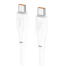 PD Кабель HOCO X93 Force 240W fast charging data cable Type-C to Type-C 1m. White mag-6931474790736144004