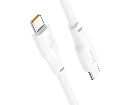 PD Кабель HOCO X93 Force 240W fast charging data cable Type-C to Type-C 1m. White mag-6931474790736144004