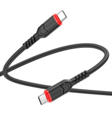 PD Кабель HOCO X59 Victory Type-C - to - Type-C 60W/3A/2m. black mag-69314747941781685