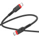 PD Кабель HOCO X59 Victory Type-C - to - Type-C 60W/3A/2m. black mag-69314747941781685