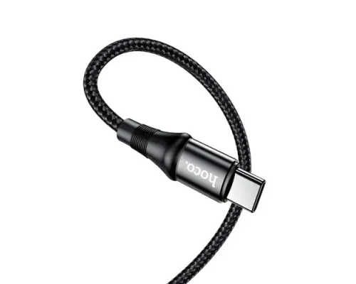 PD Кабель HOCO X50 TypeC-to-TypeC Exquisito 100W-cable 100W/5A/2m. Black mag-6931474734402143968