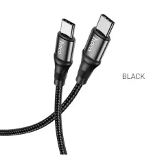 PD Кабель HOCO X50 TypeC-to-TypeC Exquisito 100W-cable 100W/5A/2m. Black mag-6931474734402143968