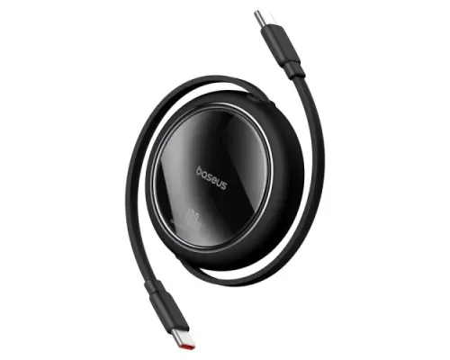 PD кабель Baseus Free2Draw Mini Retractable Charging Type-C to Type-C 100W 1m Black P10364500111-00 mag-693217264753756136