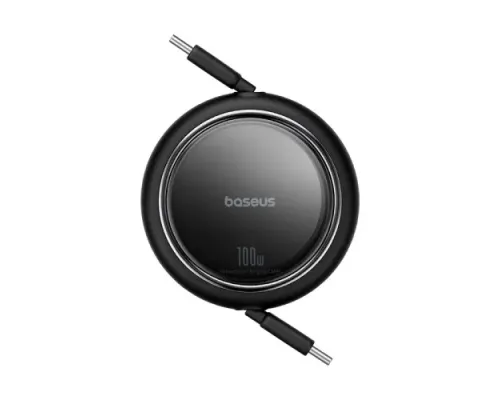 PD кабель Baseus Free2Draw Mini Retractable Charging Type-C to Type-C 100W 1m Black P10364500111-00 mag-693217264753756136