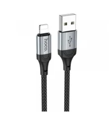Кабель HOCO X102 Fresh charging data cable iP 1m. Black Деф.пак mag-2000001558768146666
