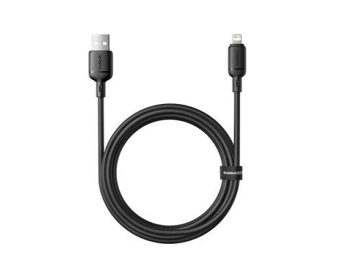 USB кабель Baseus Silky Series USB to Lightning 2.4A 2m Black P10377702113-01 дефект пакування mag-2000001588666132312