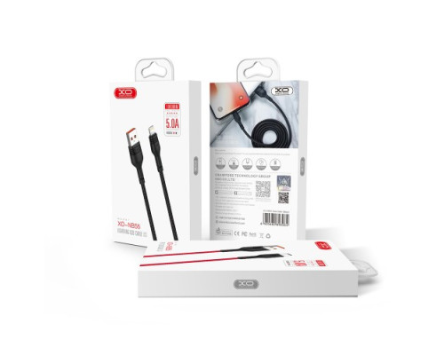 Кабель XO NB55 USB Cable Lightning 5 A/1m Чорний mag-692068089897857306