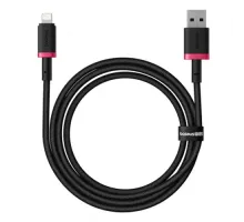 USB кабель Baseus Dura Series USB to Lightning 2.4A 2m Black-red P10377801U01-03 mag-6932172669881152083