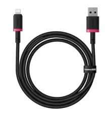 USB кабель Baseus Dura Series USB to Lightning 2.4A 2m Black-red P10377801U01-03 mag-6932172669881152083