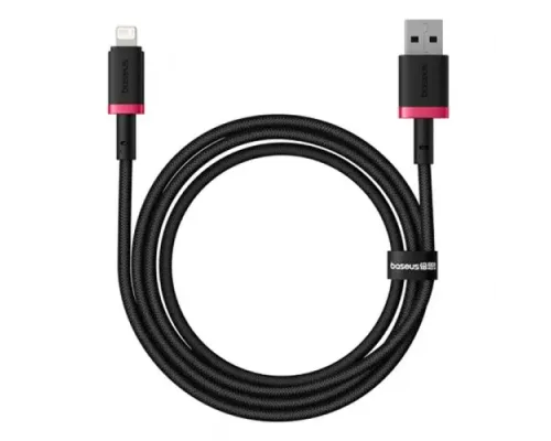USB кабель Baseus Dura Series USB to Lightning 2.4A 2m Black-red P10377801U01-03 mag-6932172669881152083