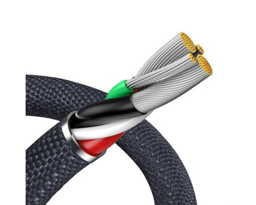 USB кабель Baseus Crystal Shine Series Fast Charging Data Cable USB to iP 2.4A 1.2m Black CAJY000001 mag-6932172602680135419