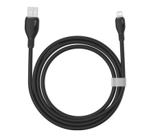 USB кабель Baseus Pudding Series Fast Charging Cable USB to iP 2.4A 1.2m Black P10355700111-00 mag-6932172634148140537