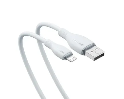 USB кабель Baseus Pudding Series Fast Charging Cable USB to iP 2.4A 2m White P10355700221-01 mag-6932172634179147473