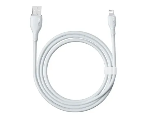 USB кабель Baseus Pudding Series Fast Charging Cable USB to iP 2.4A 2m White P10355700221-01 mag-6932172634179147473