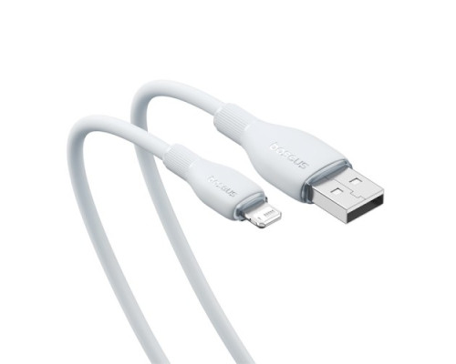 USB кабель Baseus Pudding Series Fast Charging Cable USB to iP 2.4A 1.2m White P10355700221-00 mag-6932172634131128933