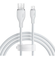 USB кабель Baseus Pudding Series Fast Charging Cable USB to iP 2.4A 1.2m White P10355700221-00 mag-6932172634131128933