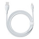 USB кабель Baseus Pudding Series Fast Charging Cable USB to iP 2.4A 1.2m White P10355700221-00 mag-6932172634131128933