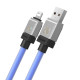 USB кабель Baseus CoolPlay Series Fast Charging Cable USB to iP 2.4A 1m Blue CAKW000403 дефект пакув mag-2000001589182132354