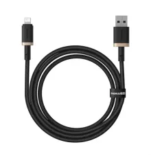 USB кабель Baseus Dura Series USB to Lightning 2.4A 1m Black-gold P10377801U01-00 дефект пакуваня mag-2000001654927145658