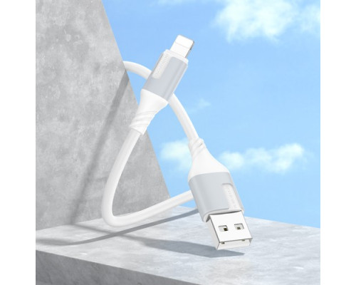 Кабель BOROFONE BX101 Creator for Lightning 2,4A/1m білий mag-6941991108242137607