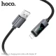 Кабель HOCO X112 Favor charging data cable with display iP 2,4A/1m Black mag-6942007645553144061