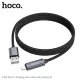 Кабель HOCO X112 Favor charging data cable with display iP 2,4A/1m Black mag-6942007645553144061