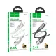 Кабель HOCO U133 Monte charging data cable iP 1,2 m. Gray mag-6942007618281144364